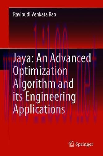 [FOX-Ebook]Jaya: An Advanced Optimization Algorithm and its Engineering Applications