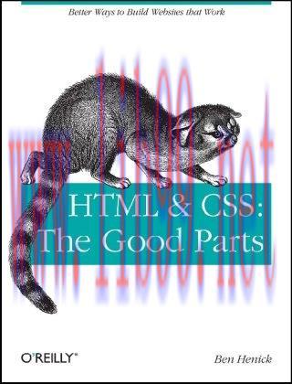 [FOX-Ebook]HTML & CSS: The Good Parts