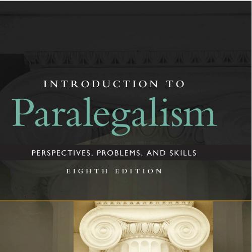 Introduction to Paralegalism 8th Edition by William P. Statsky