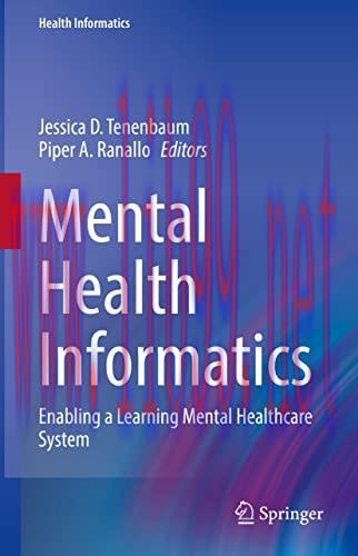 [AME]Mental Health Informatics: Enabling a Learning Mental Healthcare System (Original PDF)