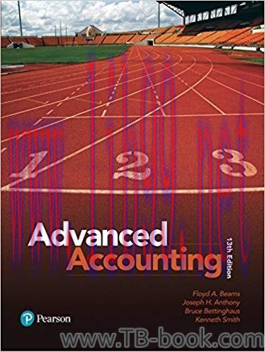 Advanced Accounting 13th Edition by Floyd A. Beams 课本