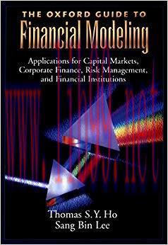 (PDF)The Oxford Guide to Financial Modeling: Applications for Capital Markets, Corporate Financ...