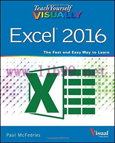 [FOX-Ebook]Teach Yourself VISUALLY Excel 2016