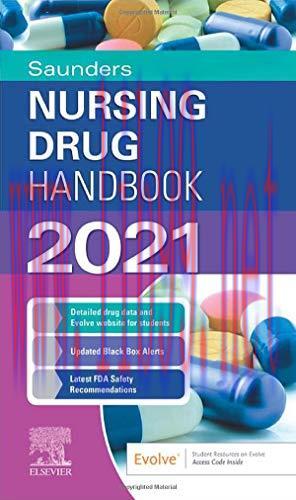 [AME]Saunders Nursing Drug Handbook 2021 (Original PDF)