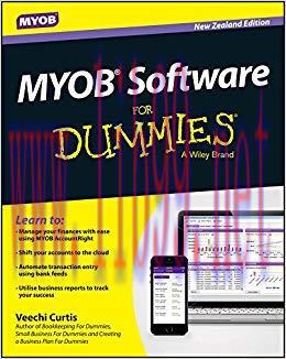 (PDF)MYOB Software For Dummies – NZ 1st Edition