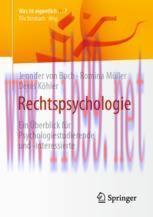 [PDF]Rechtspsychologie: Ein Überblick für Psychologiestudierende und -interessierte