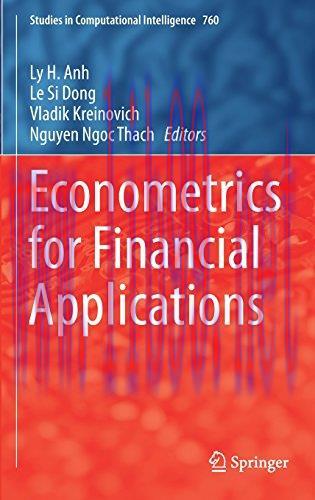 [FOX-Ebook]Econometrics for Financial Applications