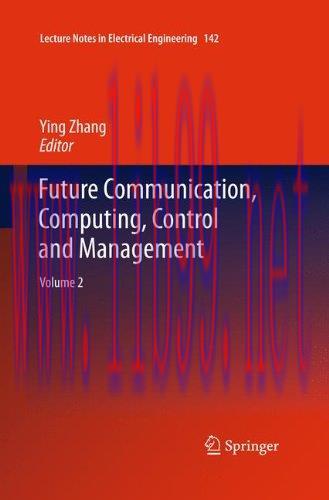 [FOX-Ebook]Future Communication, Computing, Control and Management: Volume 2