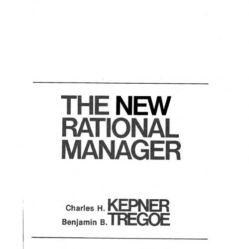 New Rational Manager, The