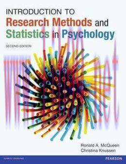 [AME]Introduction to Research Methods & Statistics in Psychology, 2nd edition: A Practical Guid...