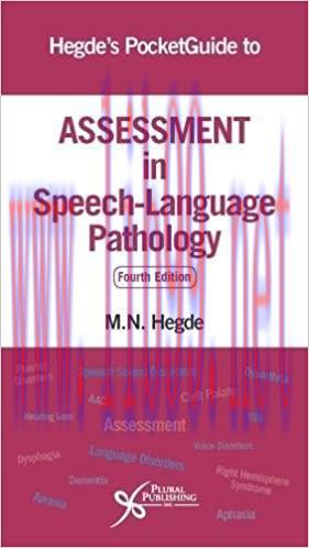 [AME]Hegde’s PocketGuide to Assessment in Speech-Language Pathology 4th Edition (Original PDF F...