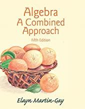 (Solution Manual)Algebra A Combined Approach, 5th Edition by Elayn Martin-Gay.zip