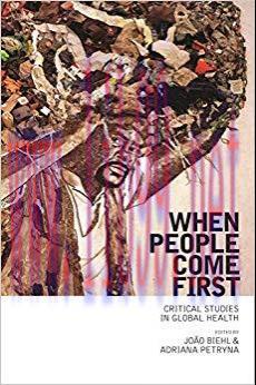 (PDF)When People Come First: Critical Studies in Global Health 1st Edition