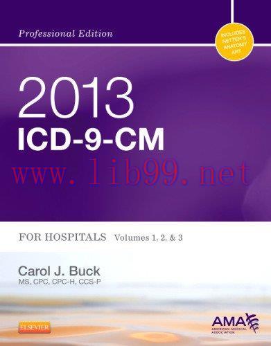 [AME]2013 ICD-9-CM for Hospitals, Volumes 1, 2 and 3 Professional Edition (Original PDF)