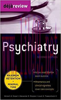 (PDF)Deja Review Psychiatry, 2nd Edition 2nd Edition