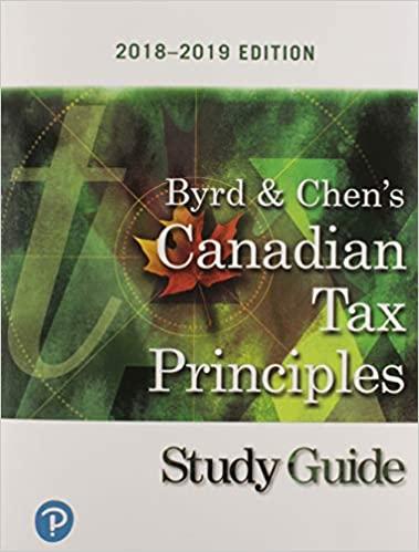 (PPT)Study Guide for Canadian Tax Principles 2018-2019 Canada; 1th Edition by Clarence Byrd .zi...