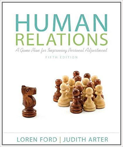 (Test Bank)Human Relations A Game Plan for Improving Personal Adjustment, 5th Edition.zip