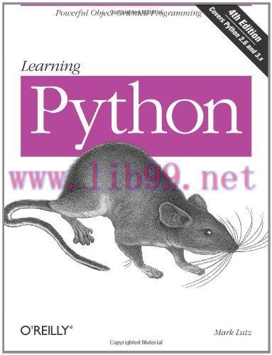 [FOX-Ebook]Learning Python: Powerful Object-Oriented Programming, 4th Edition