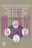 [PDF]Addition, Elimination and Substitution: Markovnikov, Hofmann, Zaitsev and Walden