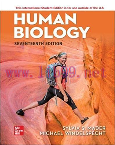 [PDF]ISE EBook Human Biology 17th Edition [Sylvia S. Mader]