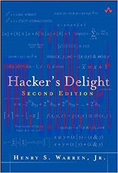 Hacker’s Delight 2nd Edition,