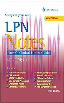 (PDF)LPN Notes Nurse’s Clinical Pocket Guide 4th Edition