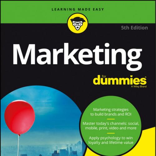 Marketing For Dummies 5th edition McMurtry Jeanette