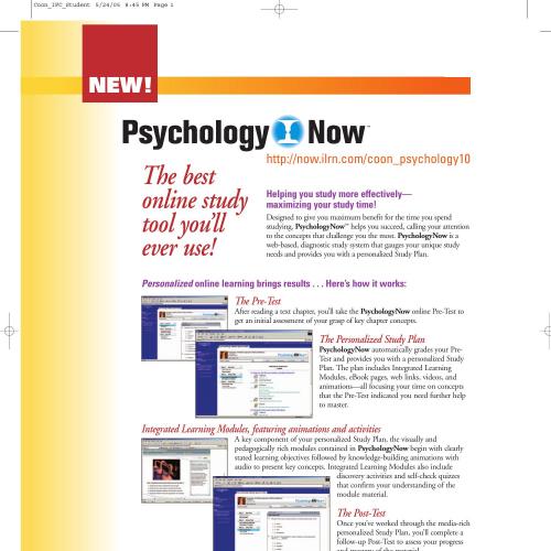 Psychology.A.Modular.Approach.to.Mind.and.Behavior.10th.Edition.0534605931