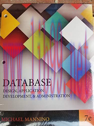 [FOX-Ebook]Database Design, Application Development and Administration, 7th Edition