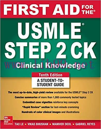 [PDF]First Aid for the USMLE Step 2 CK 2019, 10th Edition