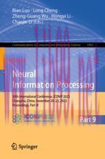 [PDF]Neural Information Processing: 30th International Conference, ICONIP 2023, Changsha, China...