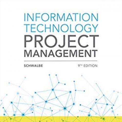 Information Technology Project Management 9th By Kathy Schwalbe 80Yuan