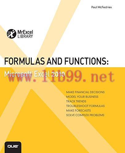 [FOX-Ebook]Formulas and Functions: Microsoft Excel 2010