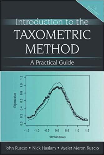 (PDF)Introduction to the Taxometric Method A Practical Guide