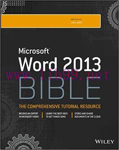 Word 2013 Bible 4th Edition