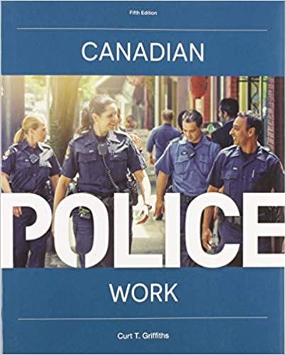Canadian Police Work 5th Canadian Edition [Curt Griffiths]