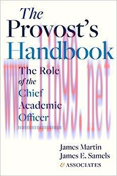 The Provost’s Handbook 1st Edition,