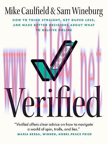[FOX-Ebook]Verified: How to Think Straight, Get Duped Less, and Make Better Decisions about Wha...