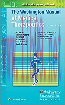 [AME]The Washington Manual of Medical Therapeutics, 37th Edition (EPUB3)