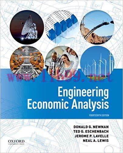 [EPUB]Engineering Economic Analysis, 14th Edition [Donald G. Newnan]