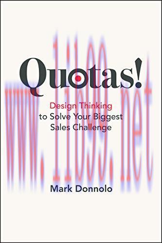[FOX-Ebook]Quotas!: Design Thinking to Solve Your Biggest Sales Challenge