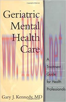 (PDF)Geriatric Mental Health Care: A Treatment Guide for Health Professionals 1st Edition