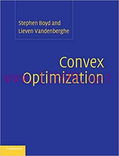 (PDF)Convex Optimization 1st Edition