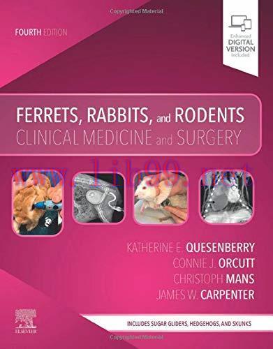 [AME]Ferrets, Rabbits, and Rodents: Clinical Medicine and Surgery, 4th Edition (Original PDF)