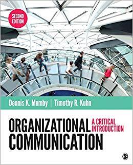 (PDF)Organizational Communication A Critical Introduction Second Edition