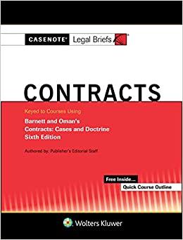 (PDF)Casenote Legal Briefs for Contracts Keyed to Barnett and Oman (Casenote Legal Briefs Serie...