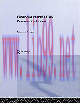 (PDF)Financial Market Risk: Measurement and Analysis (Routledge International Studies in Money ...