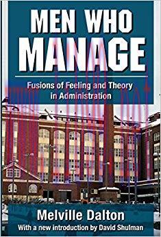 (PDF)Men Who Manage: Fusions of Feeling and Theory in Administration 1st Edition