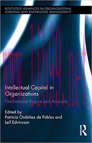 (PDF)Intellectual Capital in Organizations: Non-Financial Reports and Accounts (Routledge Advan...