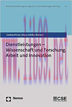 (PDF)Dienstleistungen – Wissenschaft und Forschung, Arbeit und Innovation (Reihe Dienstleistung...